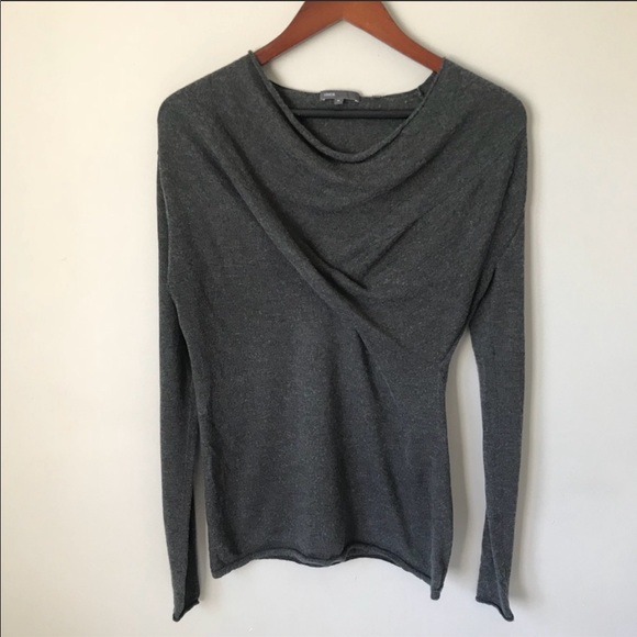 vince gray sweater